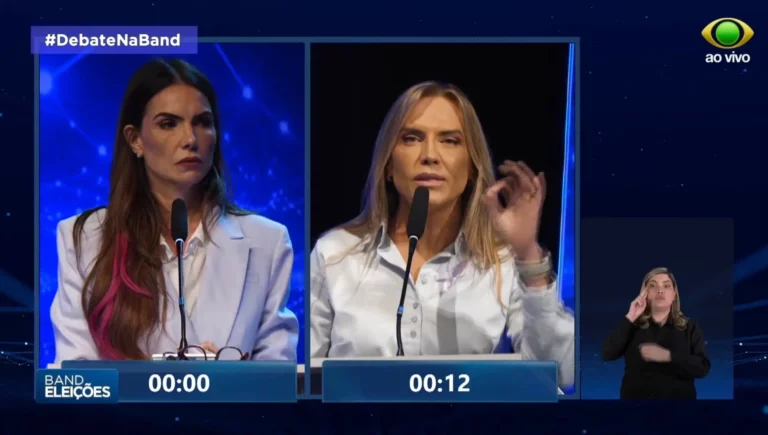 Debate da Band reúne candidatos ao GDF e fica marcado por ofensiva contra Celina Leão