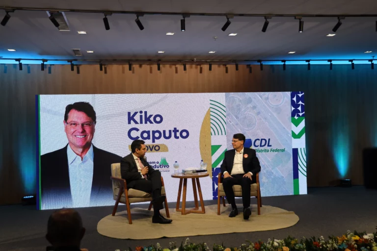 Eleições 2026: Em sabatina da Fecomércio, Kiko Caputo defende setor produtivo e critica “feudos” no GDF