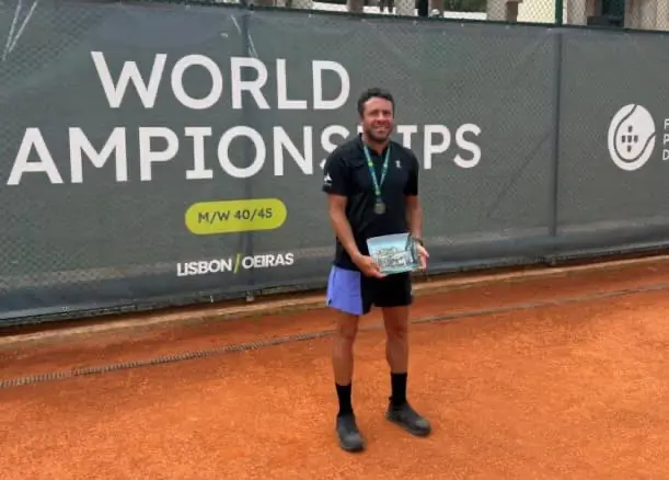 Orgulho da capital: Tenista do Iate Clube de Brasília alcança a vice-liderança do ranking mundial masters
