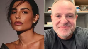 Cíntia Chagas confirma namoro com o ex-piloto de Fórmula 1 Rubens Barrichello