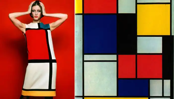 Icônico vestido Mondrian de Yves Saint Laurent vai a leilão em Nova York e ganha bastidores em livro
