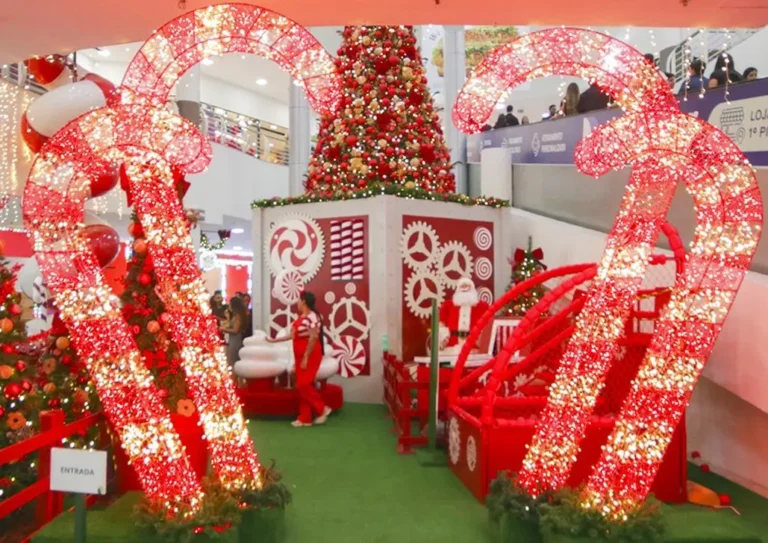 Pátio Brasil Shopping abre temporada natalina com ‘Castelo de Doces’ e chegada do Papai Noel neste domingo (1º/11)
