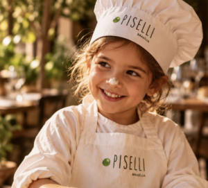 Piselli Brasília celebra o Dia das Crianças com nova edição da oficina culinária “Pequenos Chefs”